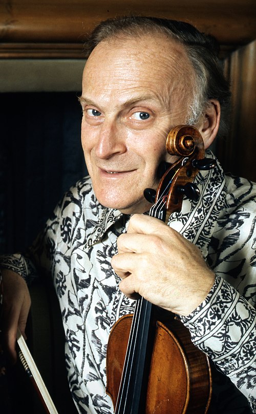 Yehudi Menuhin, Foto by Allan warren, derivative work: Parzi